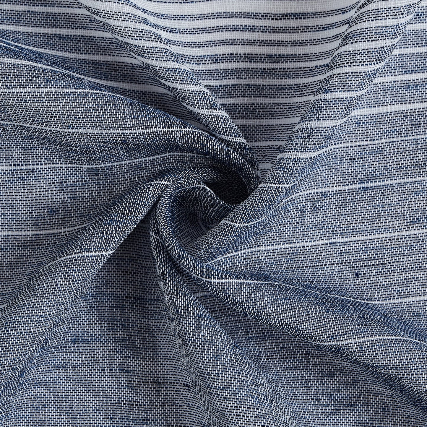 Linea 76" X 84" Linen-Look Ombre Grommet Panel Pair in Navy